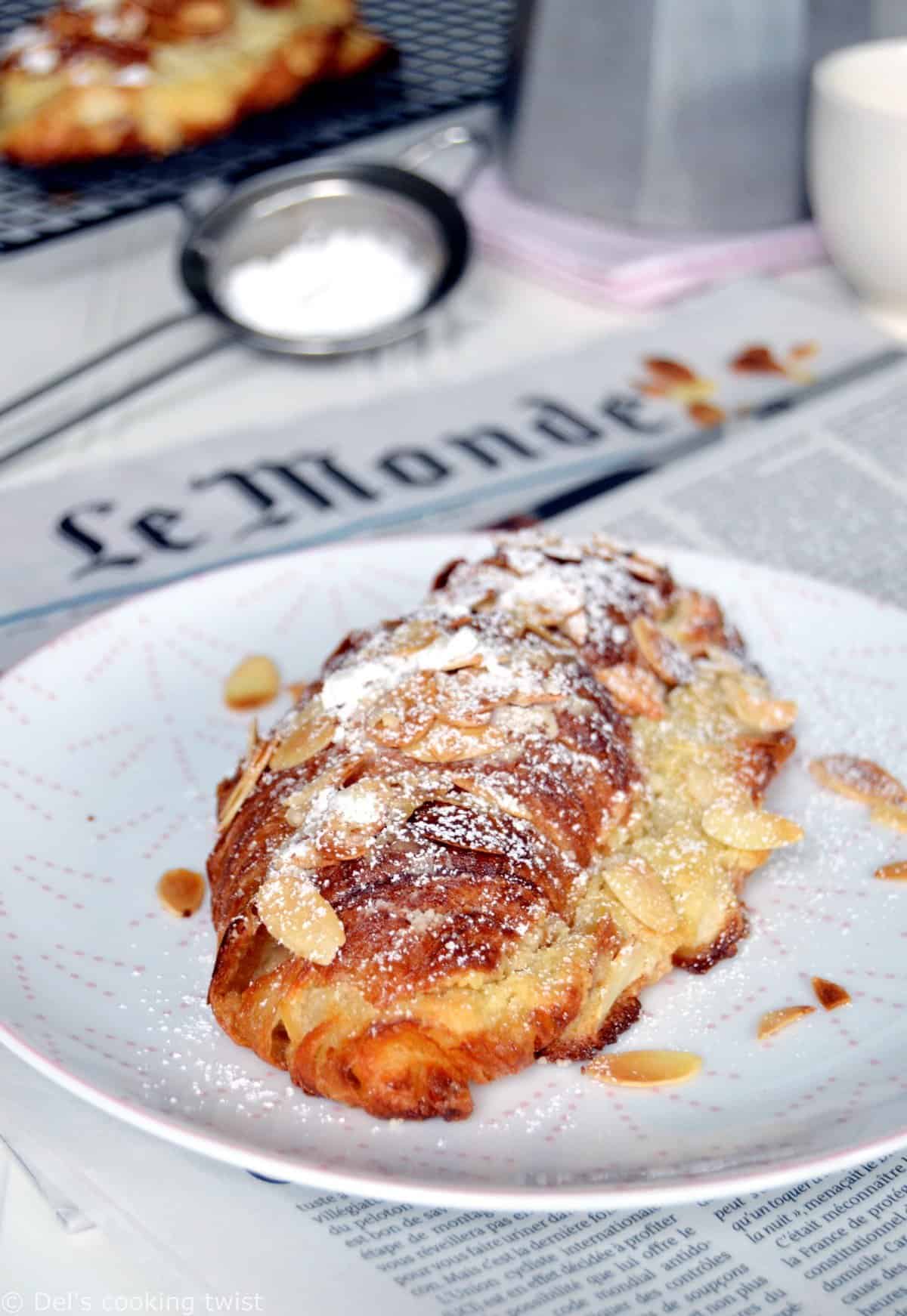 Almond Croissants (The Easy Way) - Del's cooking twist