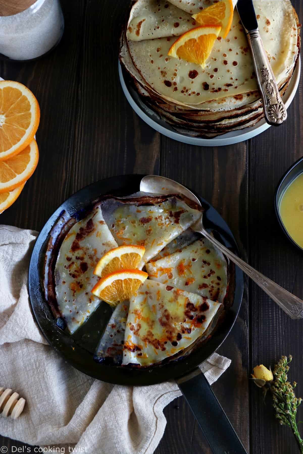 Crepes Suzette — Del&amp;#39;s cooking twist