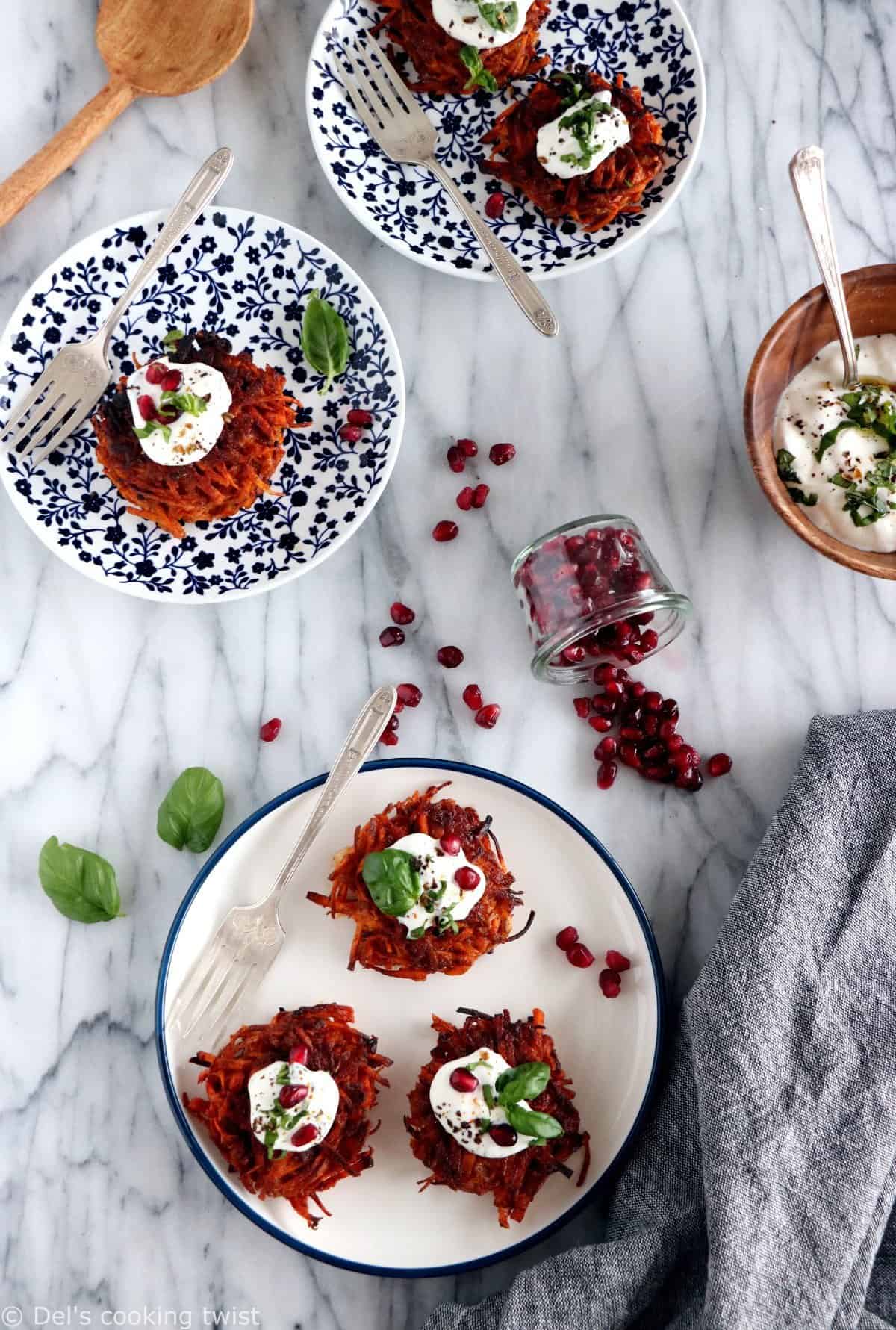 Röstis de patates douces épicés