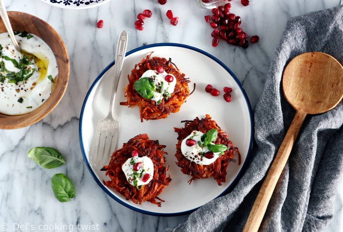 Röstis de patates douces épicés