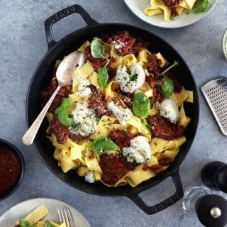 Vegan Lentil-Walnut Bolognese