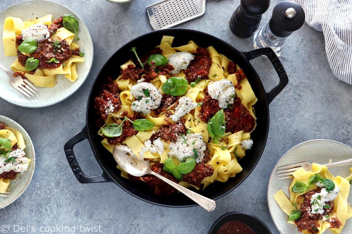 Vegan Lentil-Walnut Bolognese