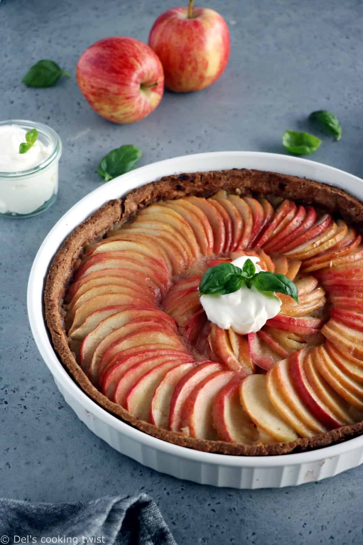 Vegan Sugar-Free Apple Tart