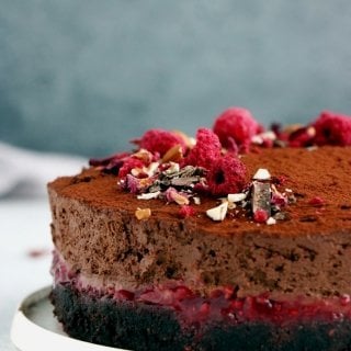 Chocolate Mousse Raspberry Cake