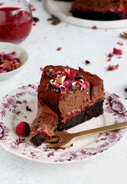 Chocolate Mousse Raspberry Cake