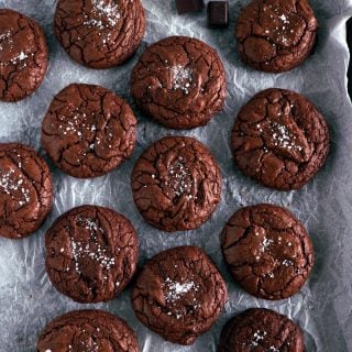 Fudgy Chocolate Brownie Cookies