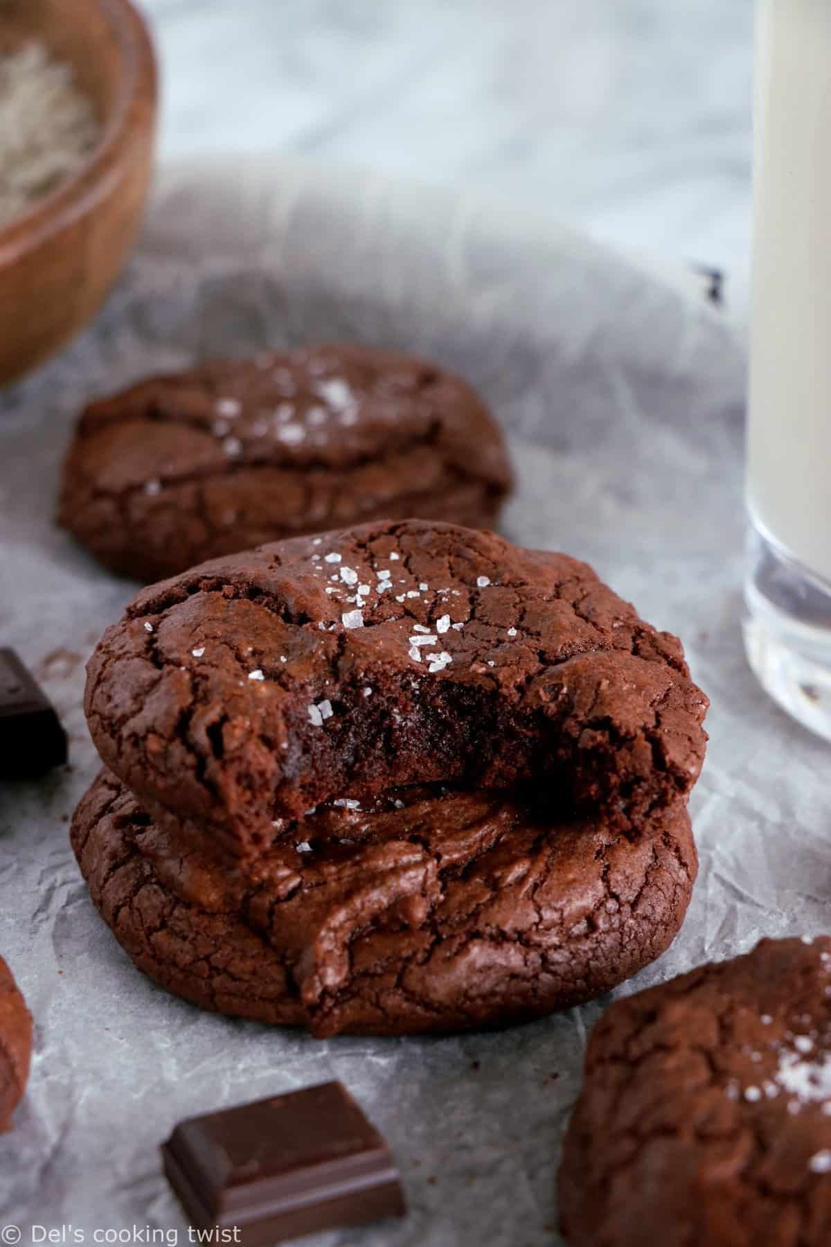 Cookies façon brownie au chocolat