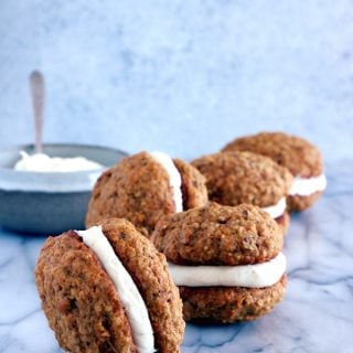 Carrot Cake Sandwich Cookies