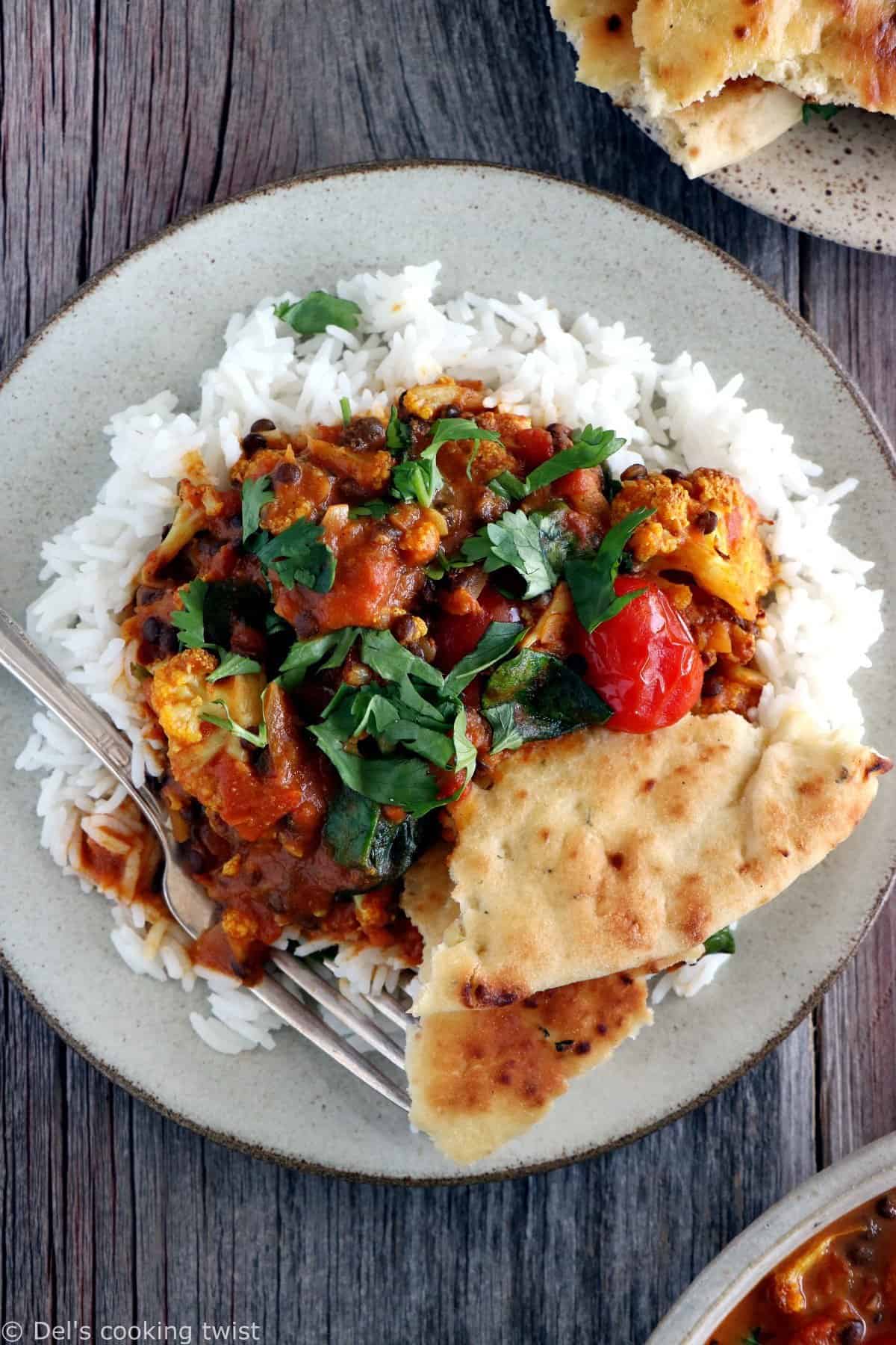 Comforting Cauliflower Lentil Curry