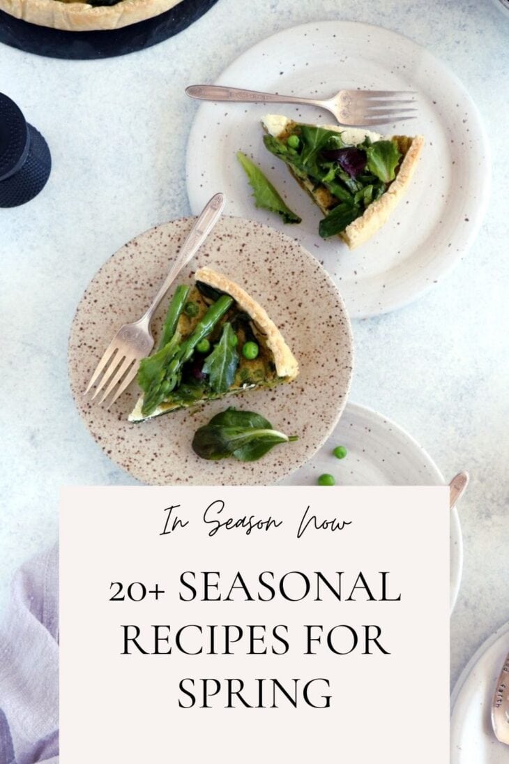 Fresh and colorful spring recipes featuring some of the best seasonal produce