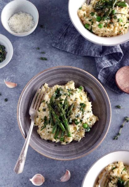 Lemon Asparagus Risotto