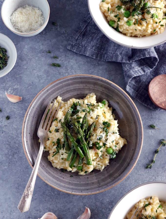 Lemon Asparagus Risotto