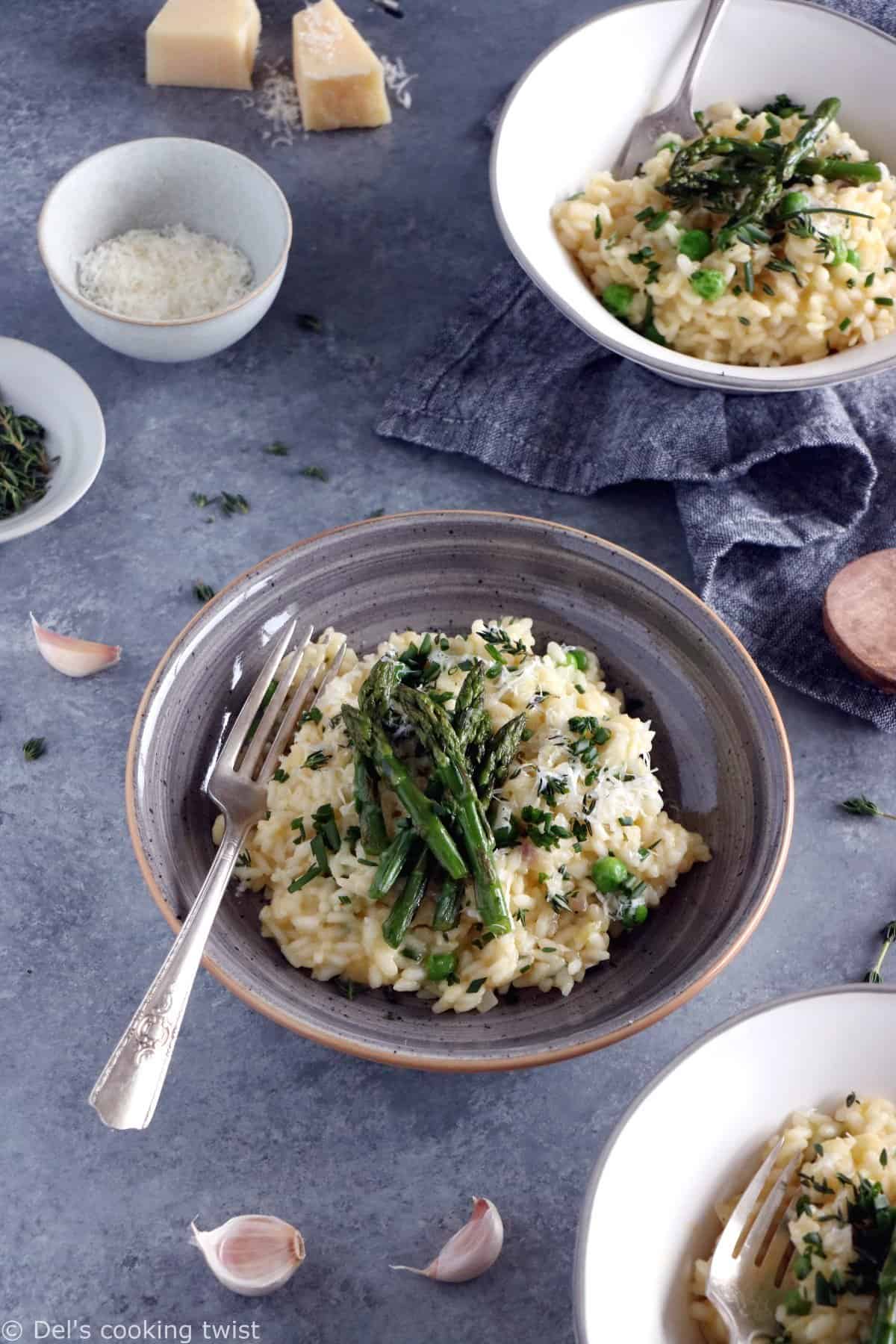 Lemon Asparagus Risotto