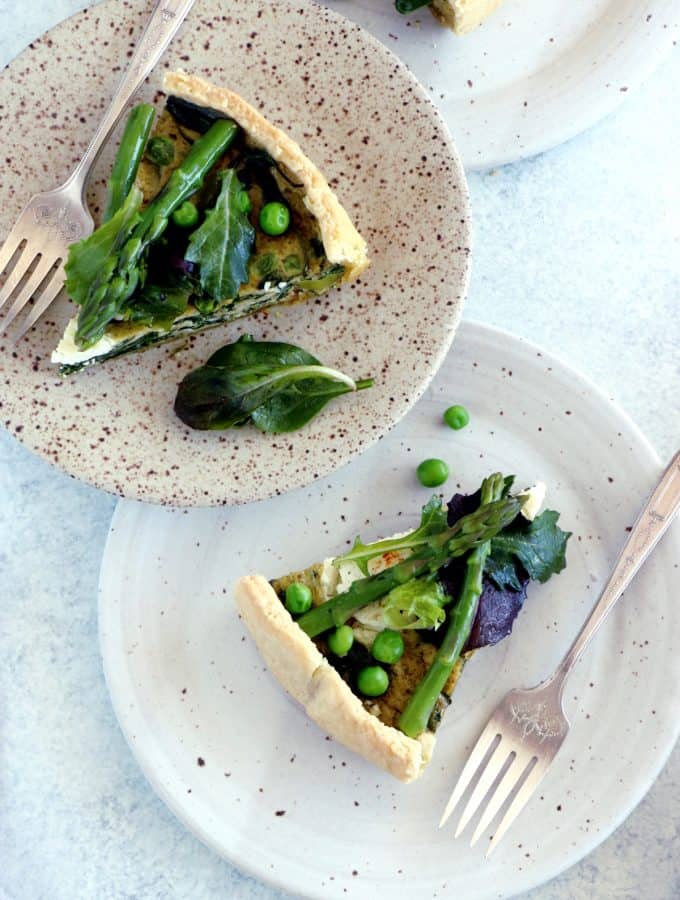 Super Green Vegetable Quiche