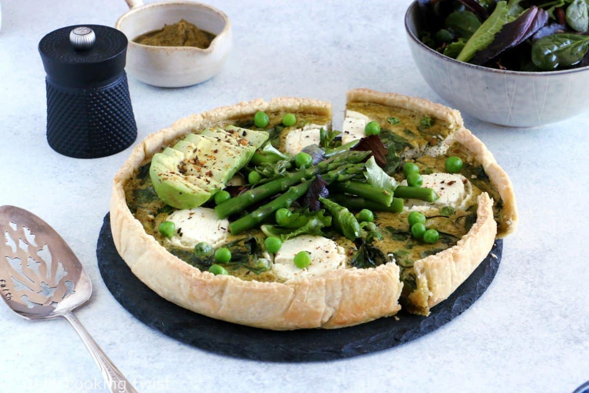 Super Green Vegetable Quiche