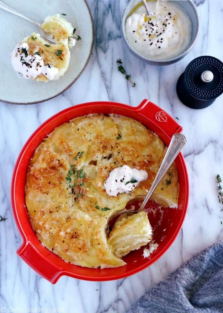 French Gratin Dauphinois Del's cooking twist