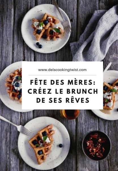 Construisez votre menu personnalisé pour la fête des mères de l’entrée au dessert sans oublier les boissons et autres cocktails. Votre maman sera comblée !