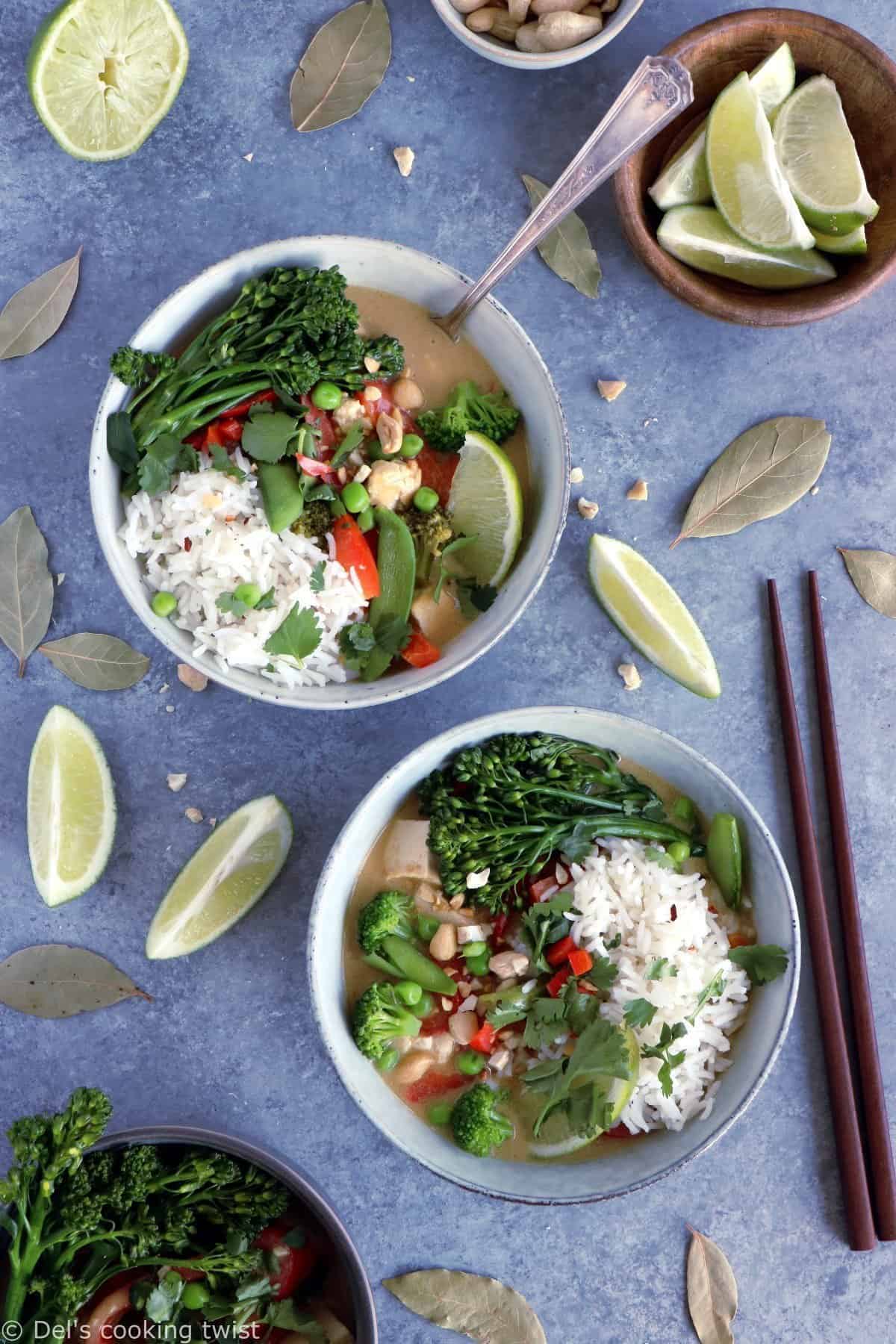 Curry vert végétalien (recette facile)