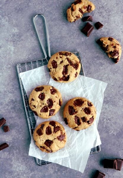 Cookies vegan aux pépites de chocolat (la recette parfaite)