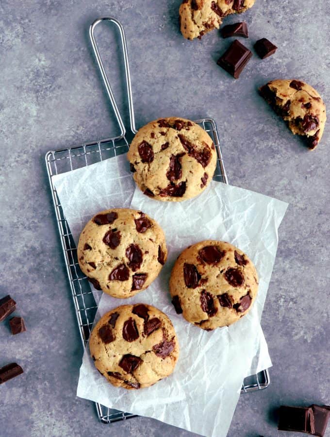 Cookies vegan aux pépites de chocolat (la recette parfaite)