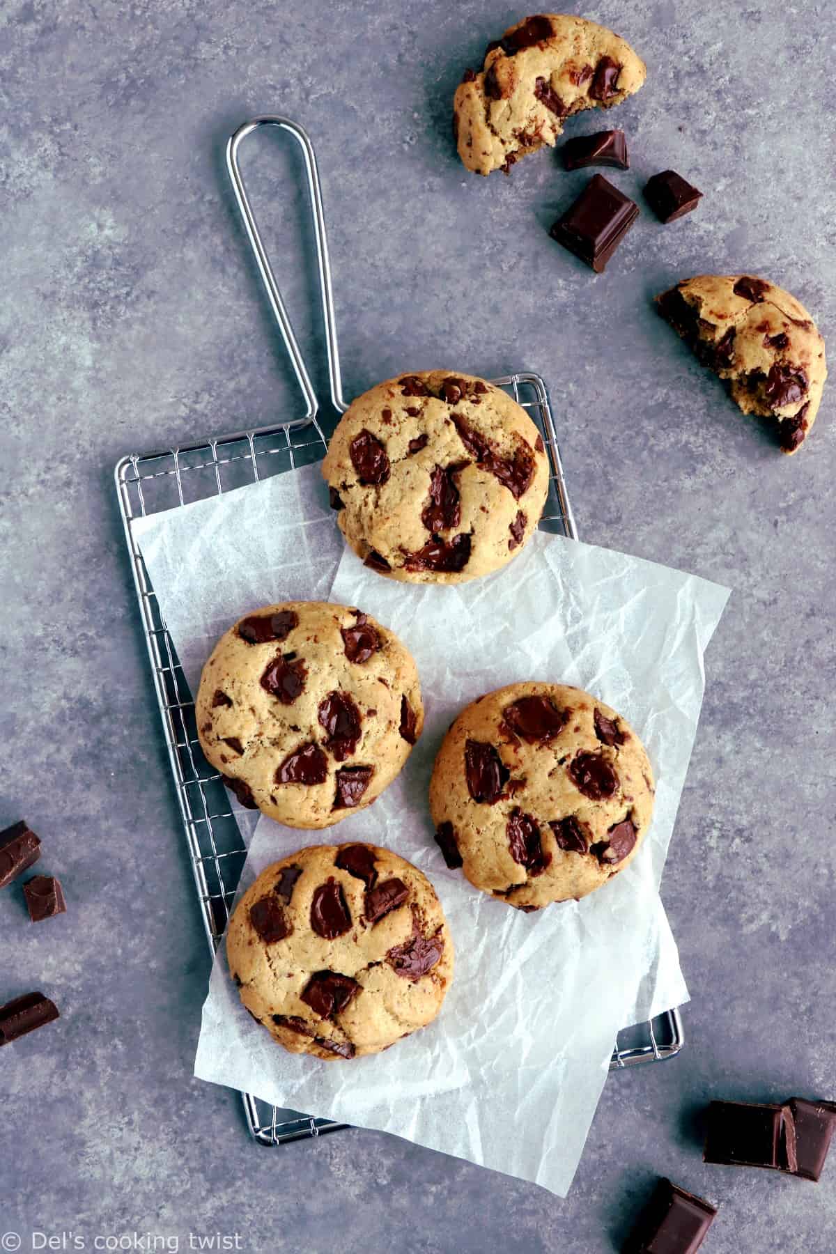 Perfect Vegan Chocolate Chip Cookies