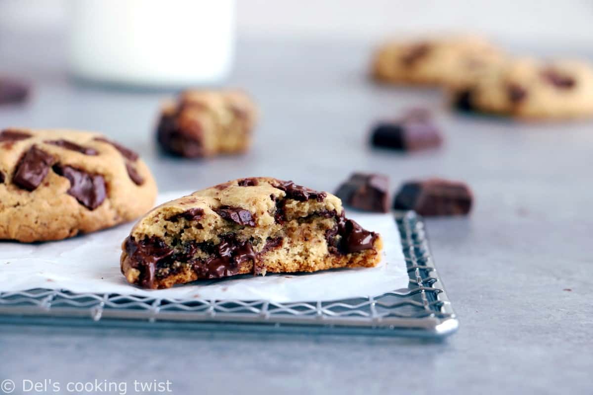 Cookies vegan aux pépites de chocolat (la recette parfaite)