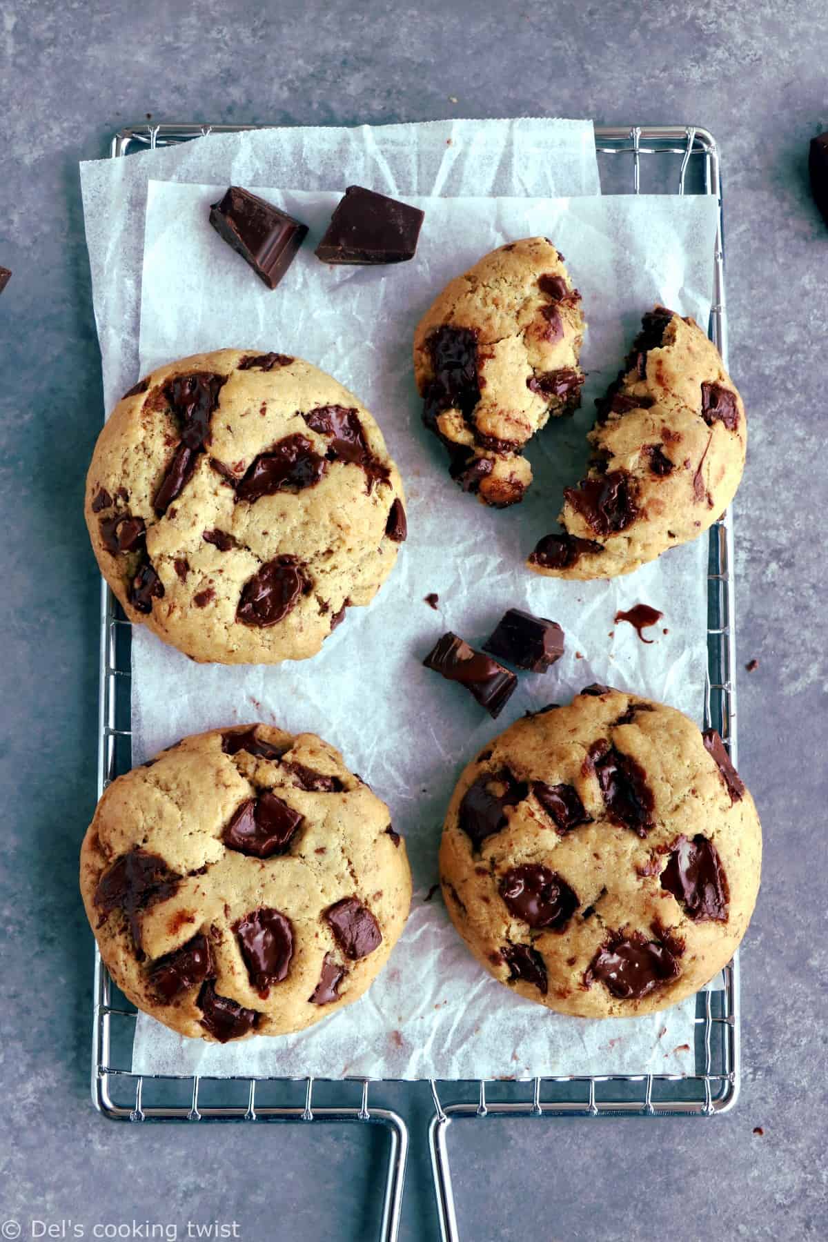 Cookies vegan aux pépites de chocolat (la recette parfaite)