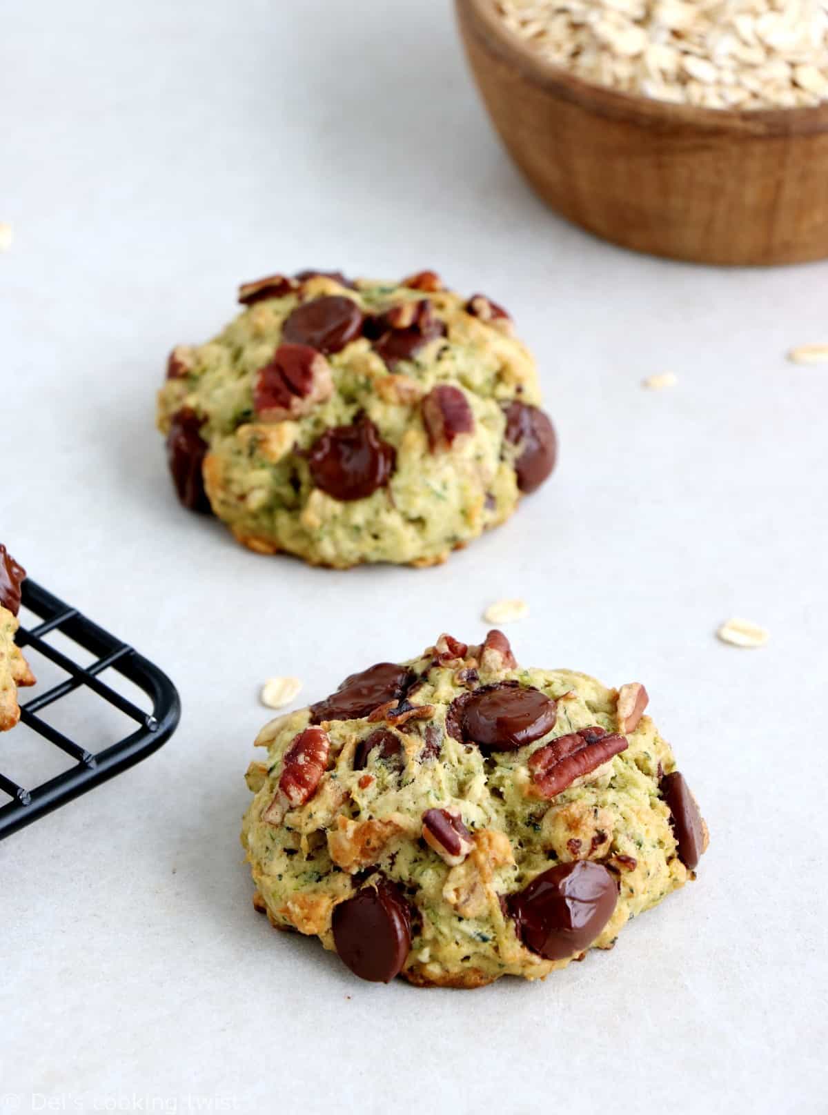 Zucchini Chocolate Chip Cookies