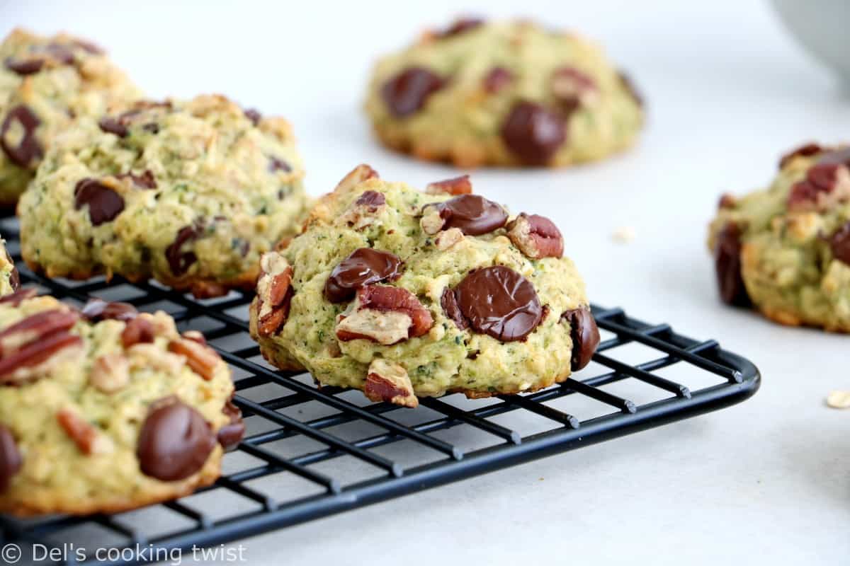 Cookies façon zucchini bread aux pépites de chocolat