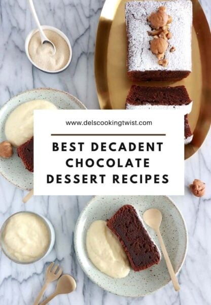 These are my best decadent chocolate dessert recipes for every occasion. After all, there is never such a thing as too much chocolate.