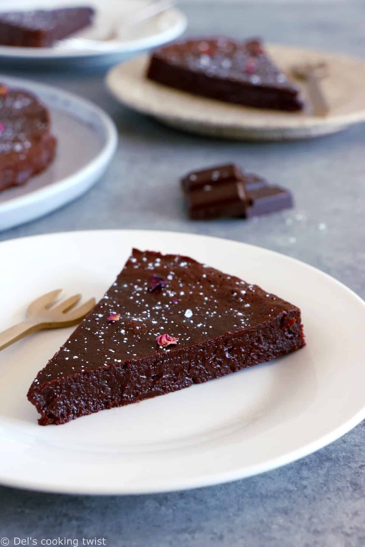 My all-time dark chocolate fondant cake, that I have been baking for over 15 years. This recipe takes less than 5 minutes to prepare, 17 minutes to bake and is by far the very best fondant you can possibly find.