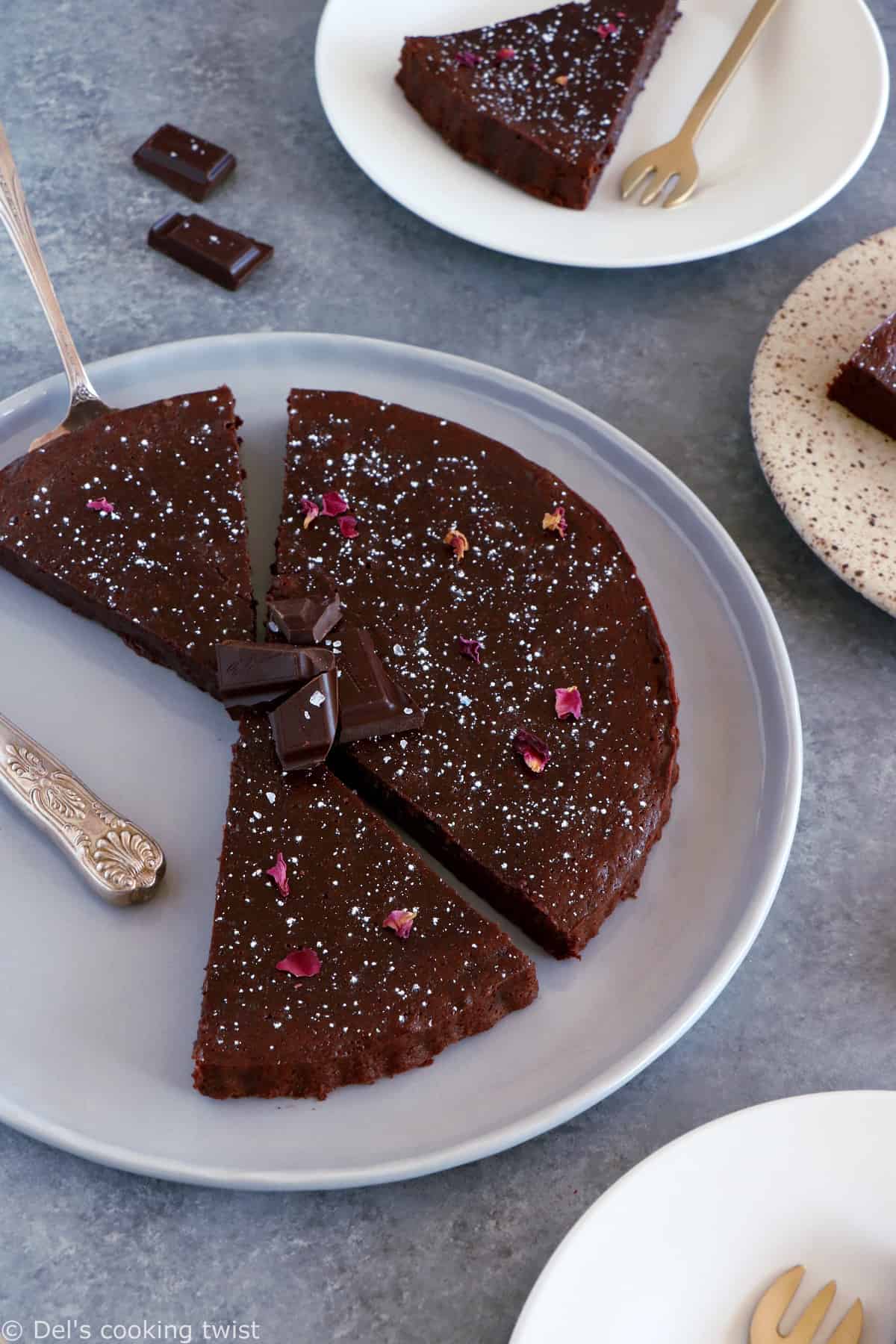 My all-time dark chocolate fondant cake, that I have been baking for over 15 years. This recipe takes less than 5 minutes to prepare, 17 minutes to bake and is by far the very best fondant you can possibly find.