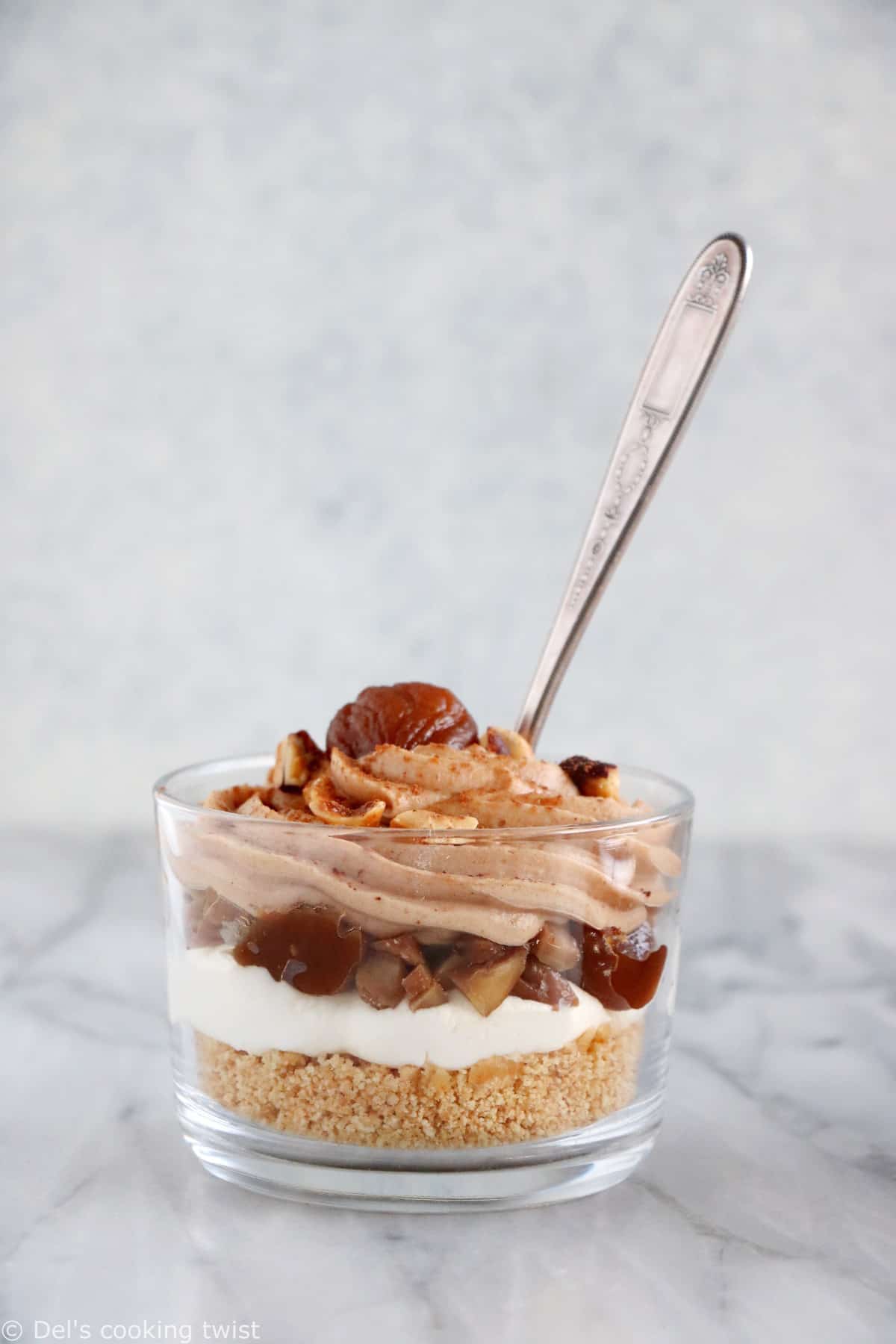 Easy No-Bake Chestnut Trifles - Del's cooking twist