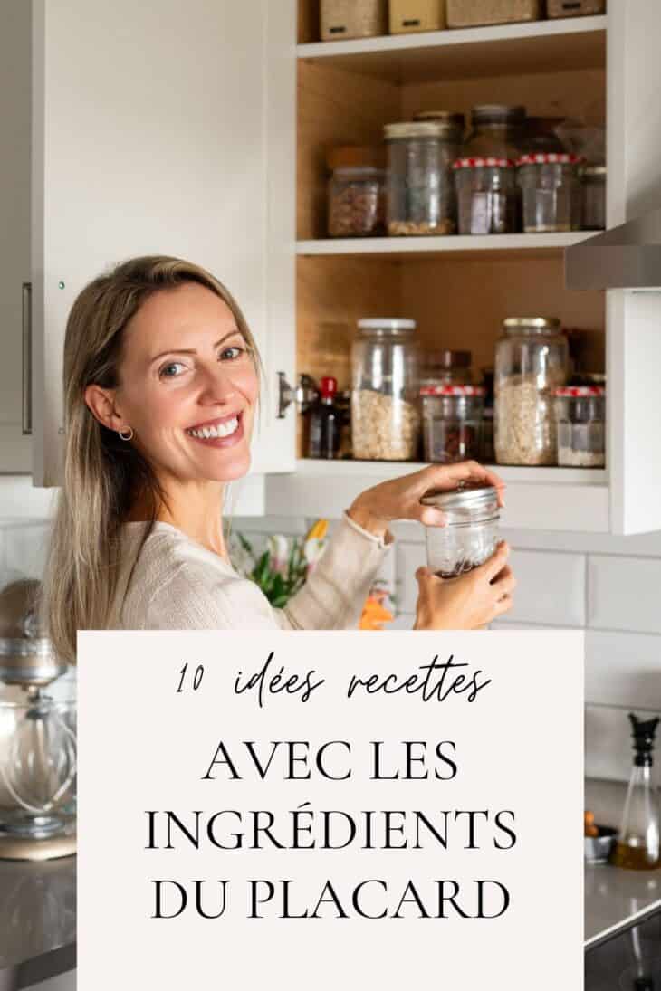 Faîtes les fonds de placard avec ces recettes végétariennes faciles réalisées avec des ingrédients de base que l'on a tous chez soi.