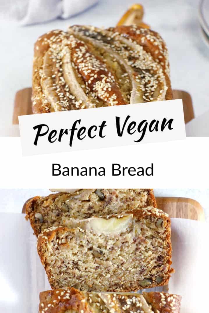 Perfect vegan banana bread has a light and moist texture, holds its shape beautifully, and takes less than 10 minutes to whip up with just a few basic ingredients.