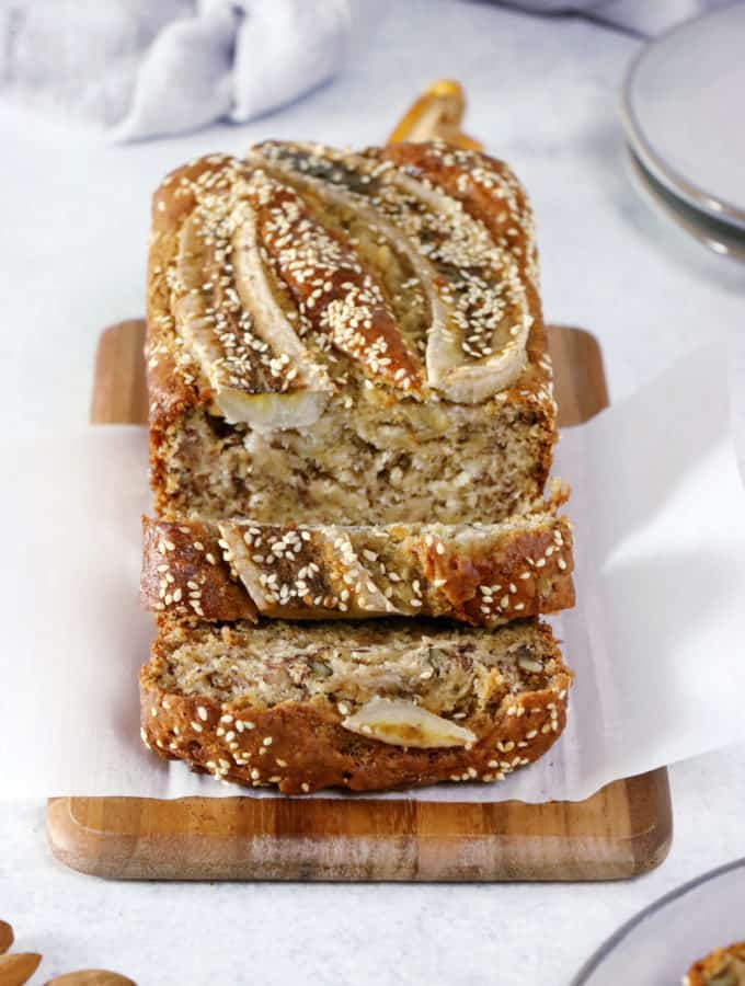 Perfect vegan banana bread has a light and moist texture, holds its shape beautifully, and takes less than 10 minutes to whip up with just a few basic ingredients.