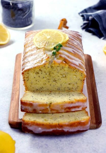 Best Ever Lemon Poppy Seed Loaf is perfectly moist and tender, packed with delicious lemony flavors and sprinkled with just the right amount of poppy seeds.