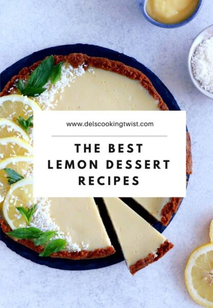 The best lemon dessert recipes feature some of my favorite baking recipes using lemons. Most of them are easy to prepare, very refreshing and packed with delicious citrus flavors.