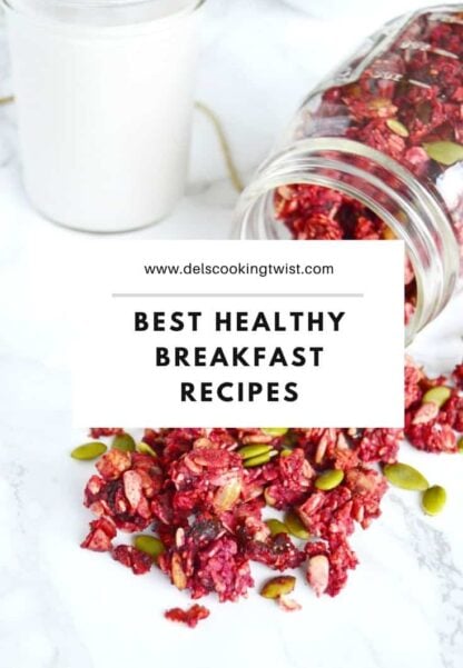 These healthy breakfast recipes are nutritious, comforting and satisfying. Easy to prepare, they will leave you full of energy for the busy day ahead of you