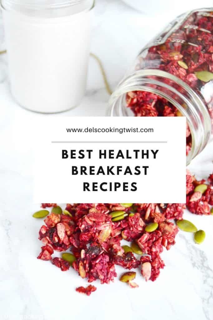 These healthy breakfast recipes are nutritious, comforting and satisfying. Easy to prepare, they will leave you full of energy for the busy day ahead of you