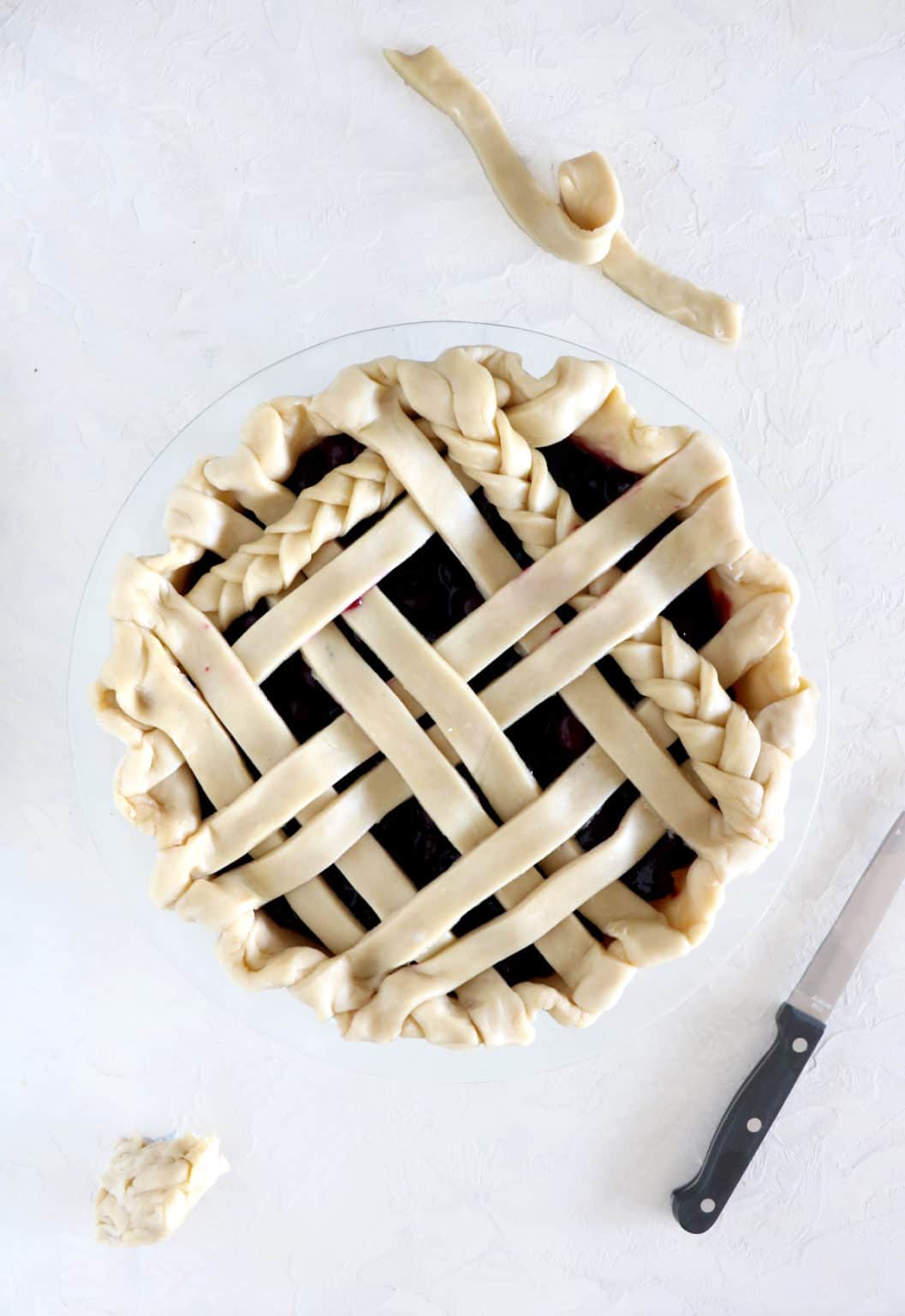 How To Make A Lattice Pie Crust Del's cooking twist