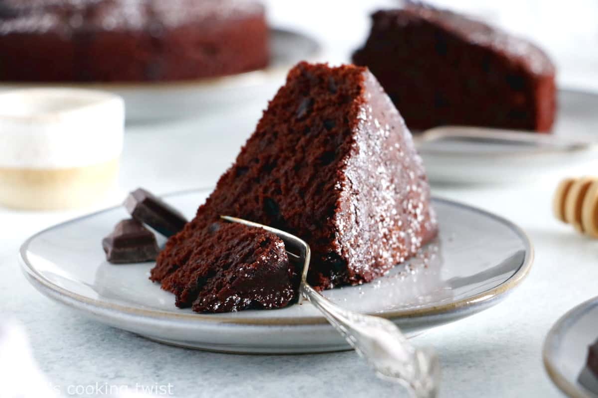 You'll love this Easy Chocolate Olive Oil Yogurt Cake. Directly inspired from the classic French Yogurt Cake, this no-fail recipe is moist, tender, and deliciously chocolaty.