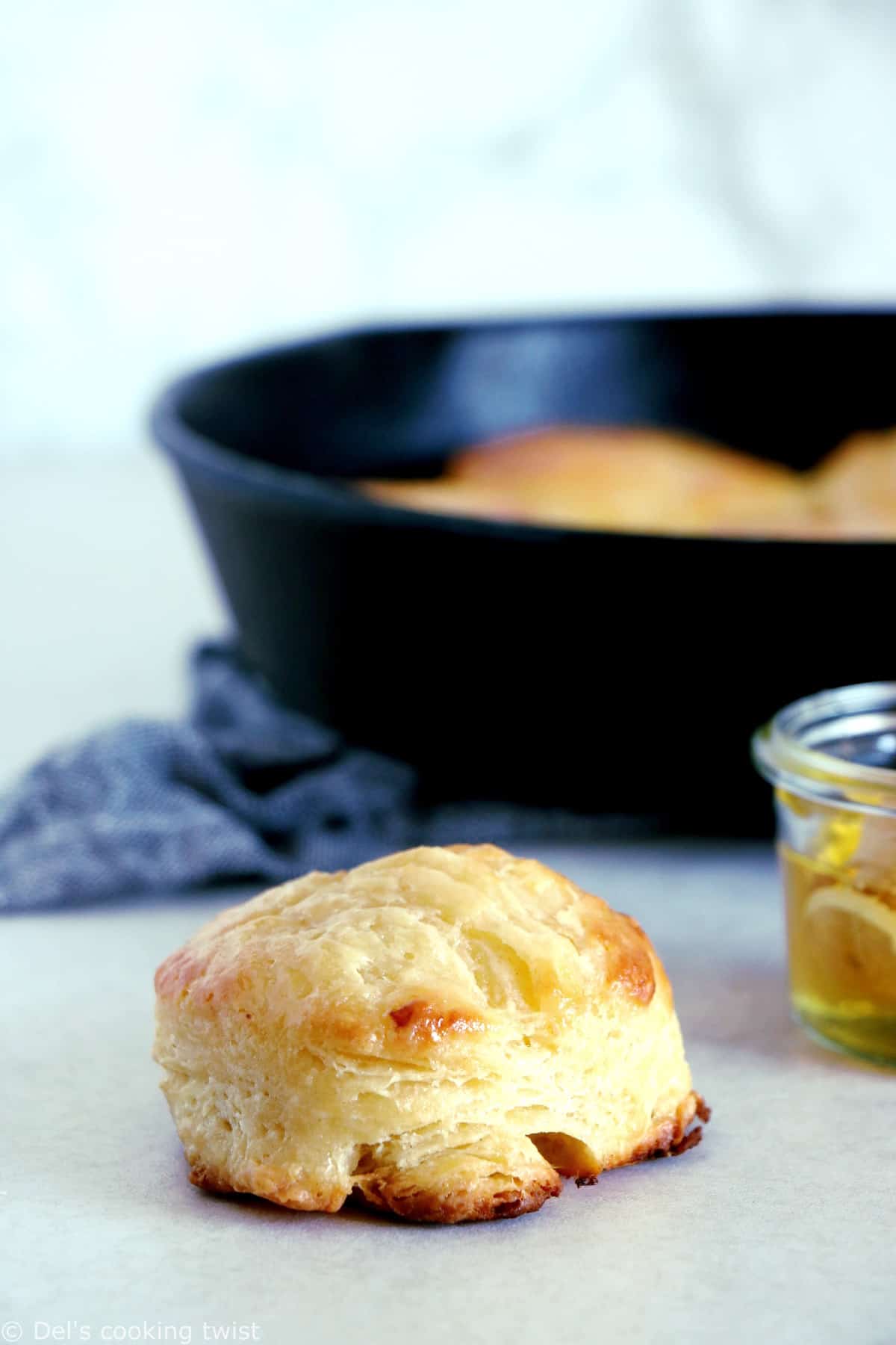 Incredibly soft, flaky and buttery, this easy buttermilk biscuits recipe is definitely a keeper.