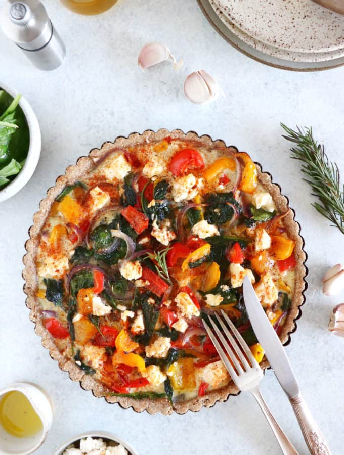 Baked Feta with Cherry Tomatoes and Olives Del's cooking twist