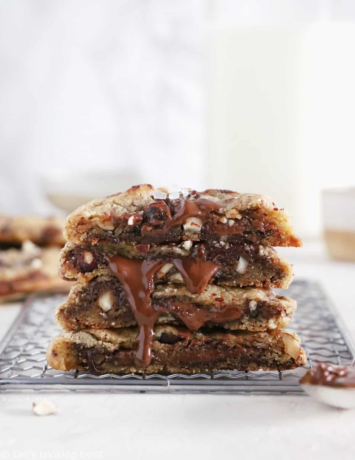 Cookie géant au chocolat pour 4 personnes - Recettes - Elle à Table