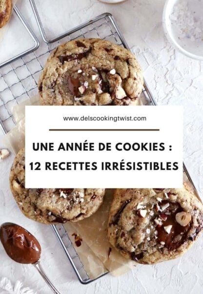 À tous les amoureux de cookies, voici une année de cookies, soit 12 recettes de cookies absolument irrésistibles.