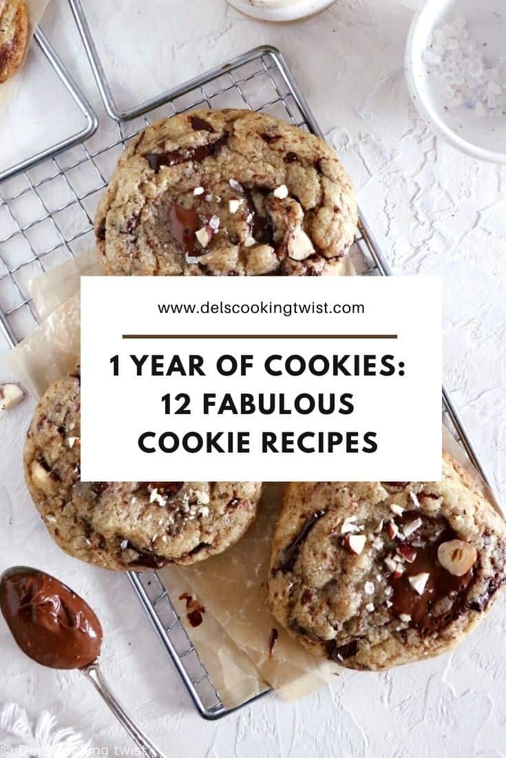 To all cookie addicts out there, get ready for a year of cookies: 12 fabulous cookie recipes coming your way.