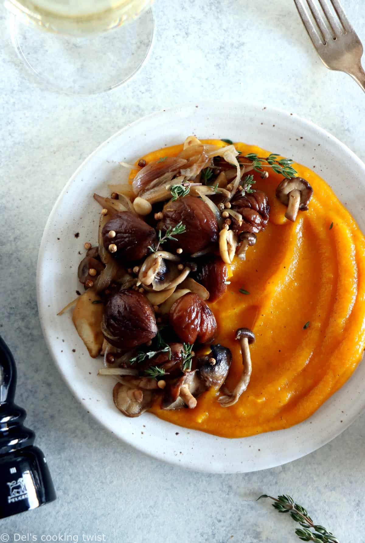 Fricass e de ch taignes et champignons Del s cooking twist