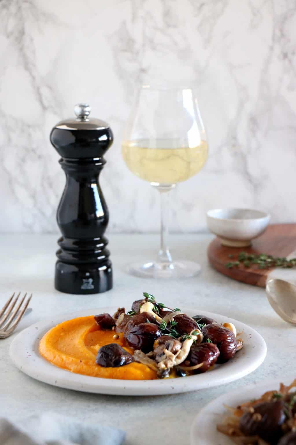 Chestnut and Mushroom Casserole (A Festive Dish) - Del's cooking twist