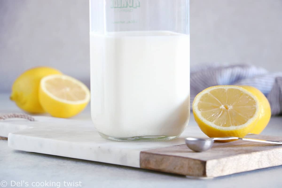 Ever wanted to know how to make homemade buttermilk at home? This 2-ingredient recipe is quick, easy, and works every single time!